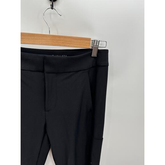 Athleta Stella Shale Black Ankle Zip Stretch Trouser Pants Women's Size 4 - Picture 5 of 11